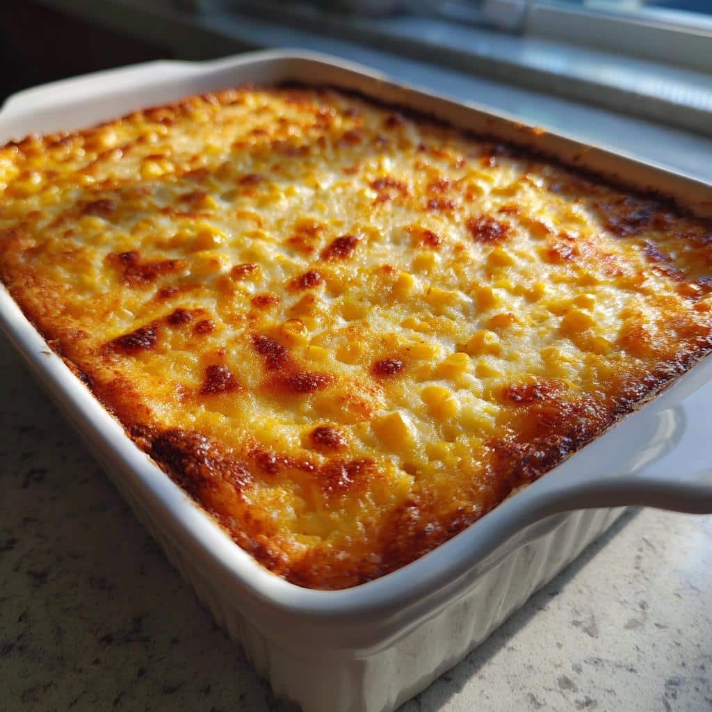 Irresistible 5-Ingredient Corn Casserole Recipe 4 Corn Casserole - detail 1