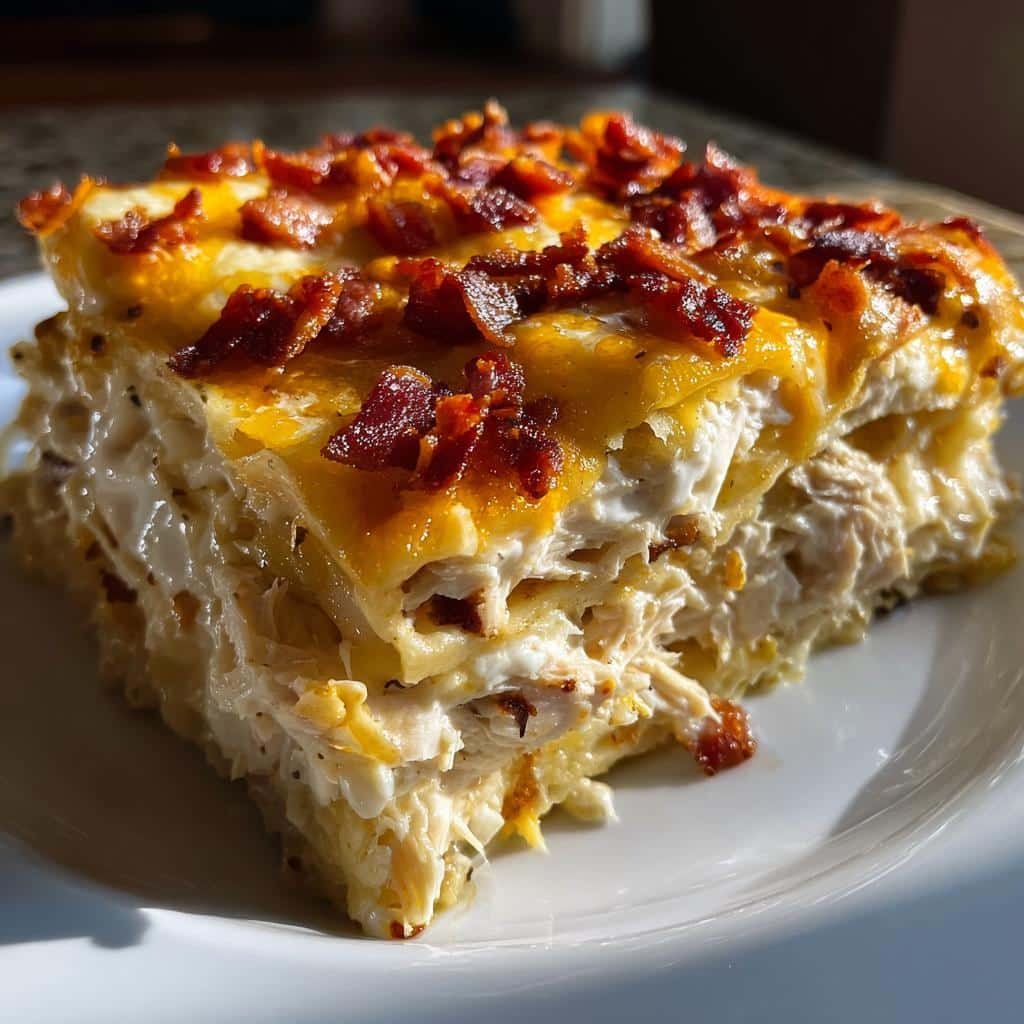 Crack Chicken Lasagna