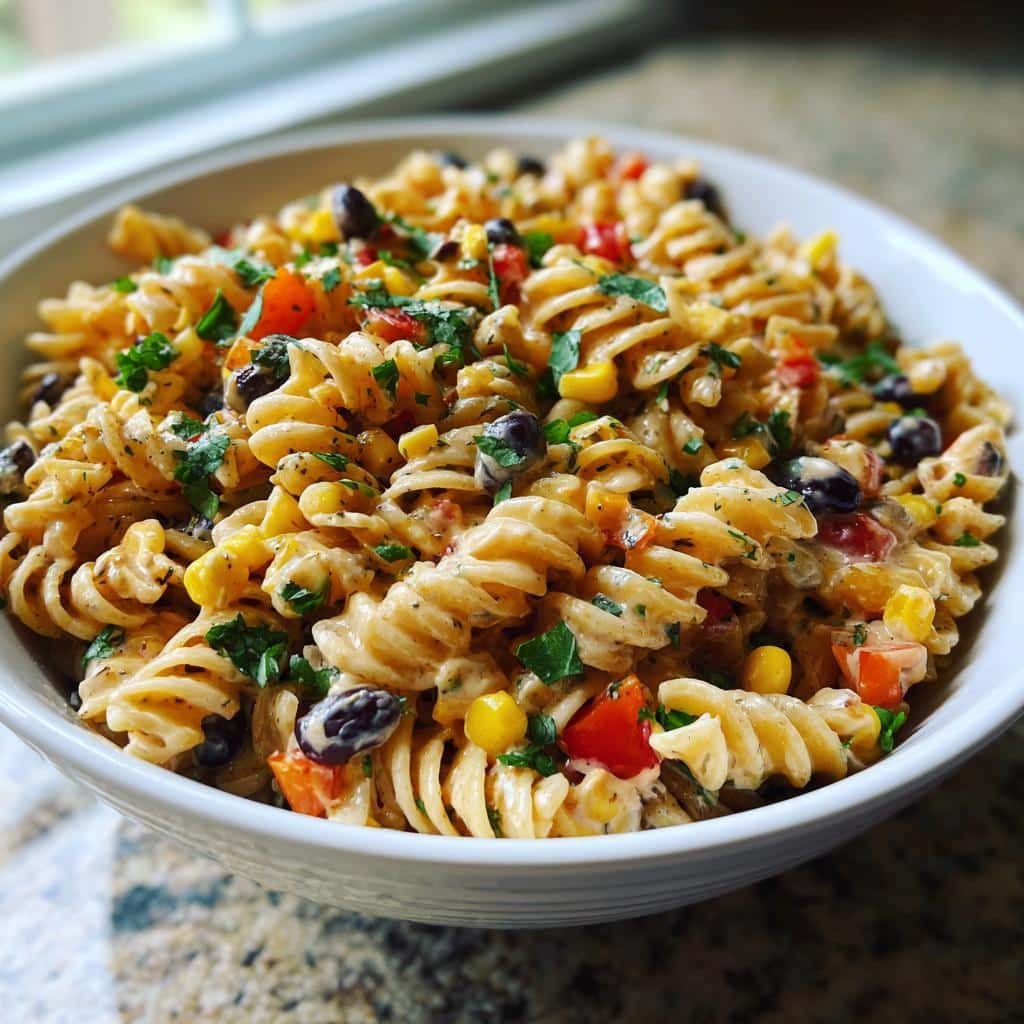 Creamy Southwest Pasta Salad with 15-Minute Magic Prep 4 Creamy Southwest Pasta Salad - detail 1