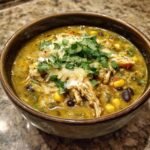 Crock Pot Green Enchilada Chicken Soup