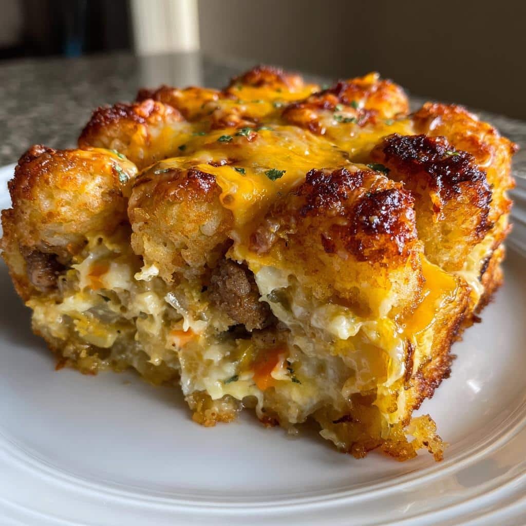 Irresistible Crockpot Tater Tot Breakfast Casserole in 6 Hours 4 Crockpot Tater Tot Breakfast Casserole - detail 1