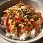 Crockpot Thai Peanut Bowls