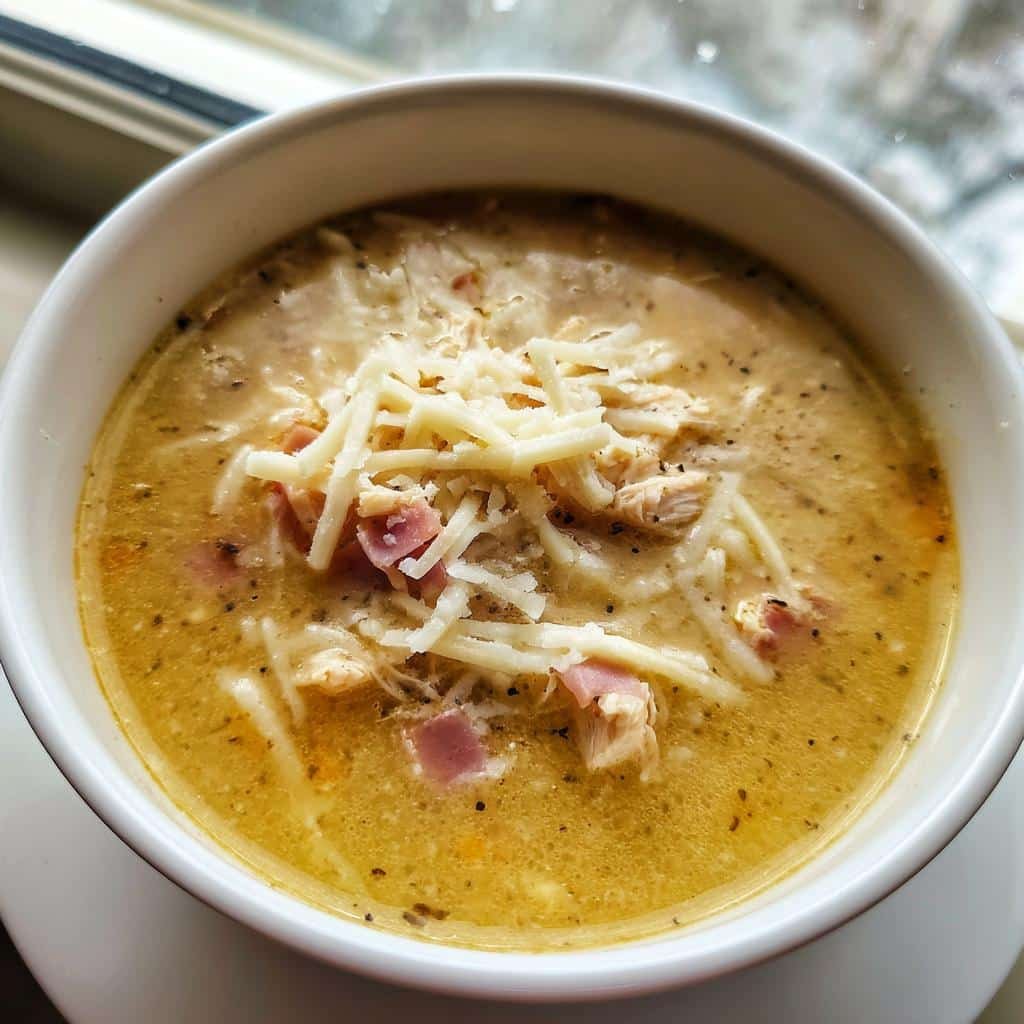 Delicious Chicken Cordon Bleu Soup - detail 1