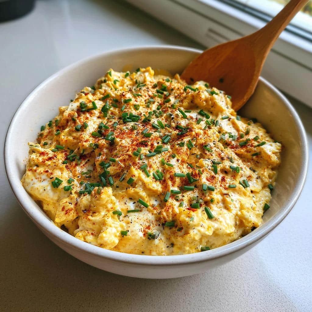 Deviled Eggs dip - detail 1