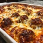 Dump and Bake Meatball Casserole