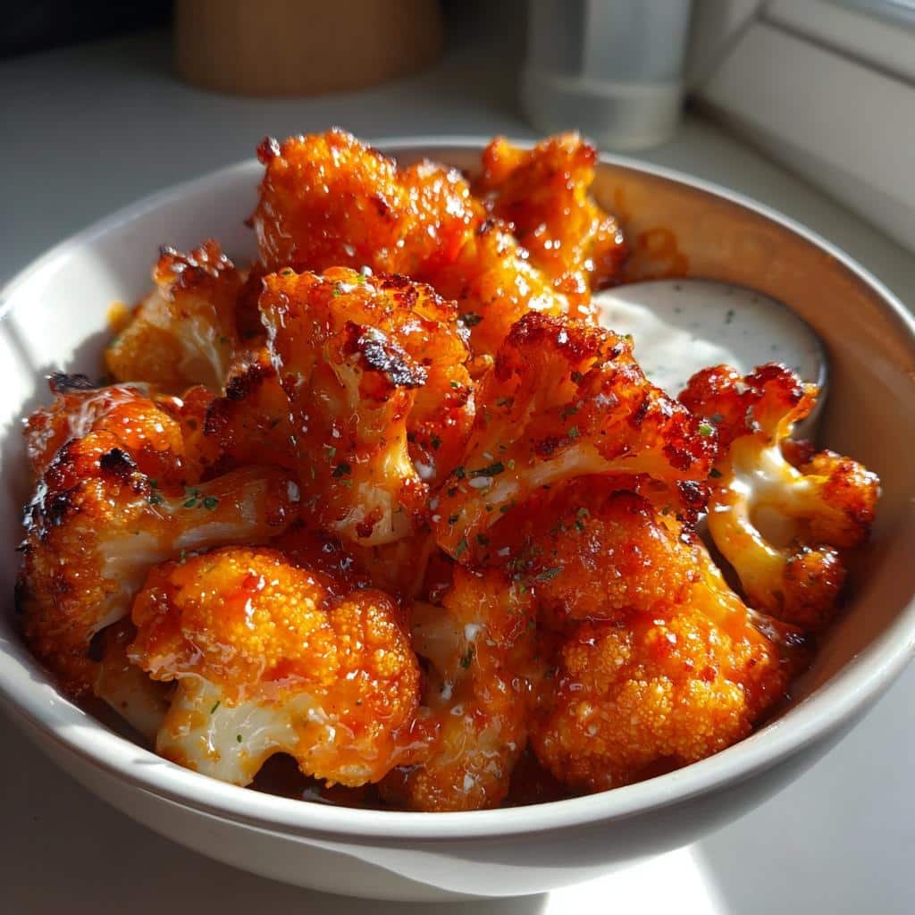 Easy Air Fryer Buffalo Cauliflower Recipe