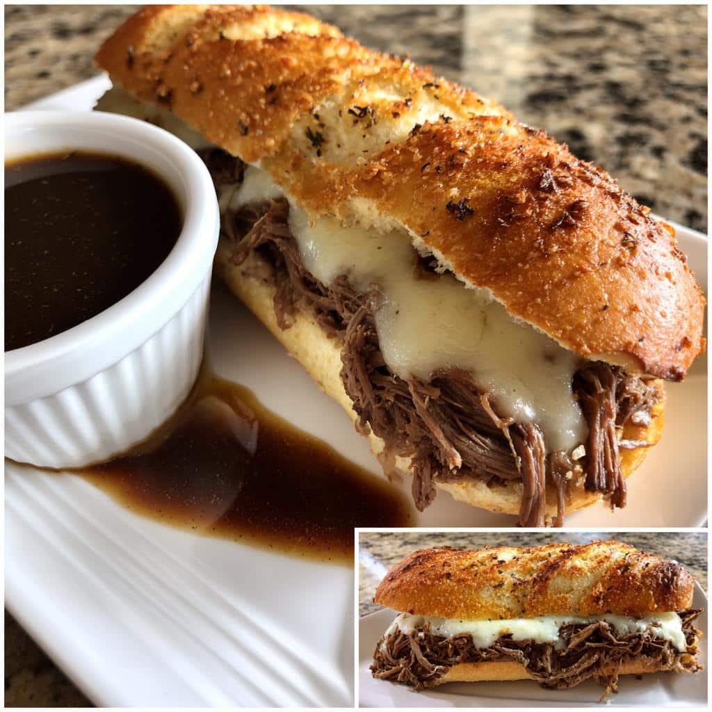 Easy Crockpot French Dip - detail 1