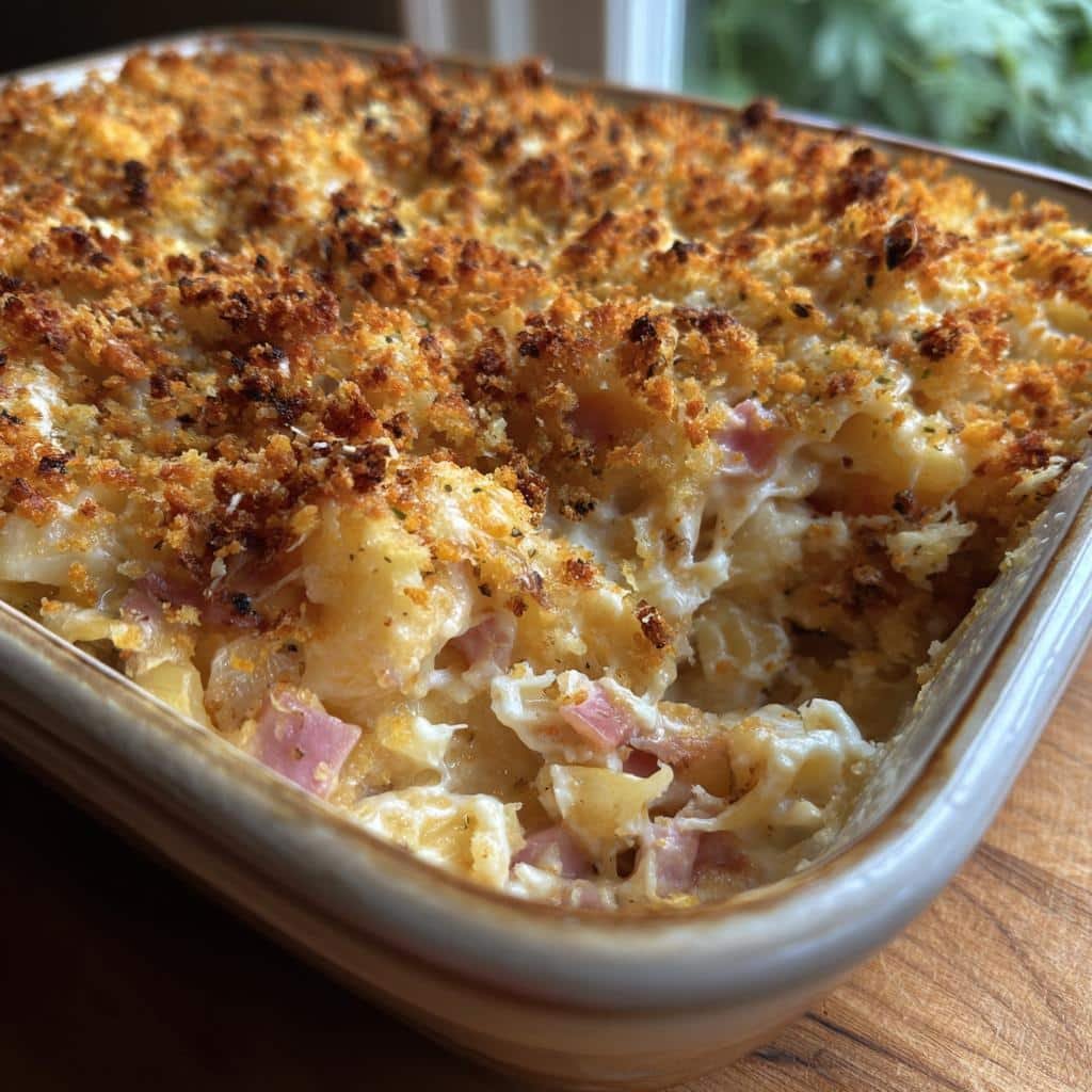 45-Minute Fast Chicken Cordon Bleu Casserole - Irresistible Comfort 4 Fast Chicken Cordon Bleu Casserole - detail 1