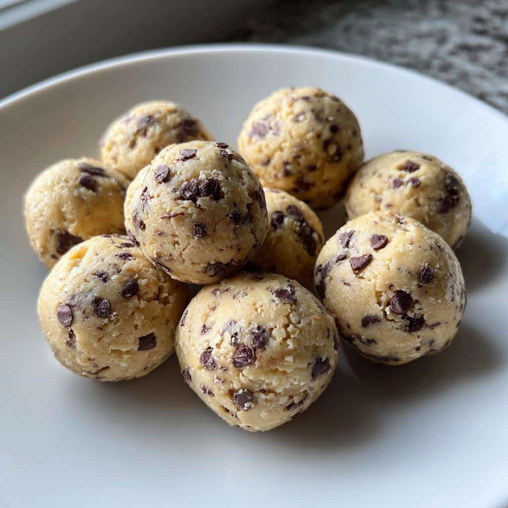 Festive Healthy Viral Cottage Cheese Cookie Dough Balls - detail 1