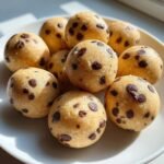 Festive Healthy Viral Cottage Cheese Cookie Dough Balls
