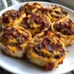 Garlic Butter Bacon Cheeseburger Rollups