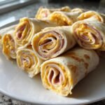 Ham & Cheese Ranch Roll‑Ups