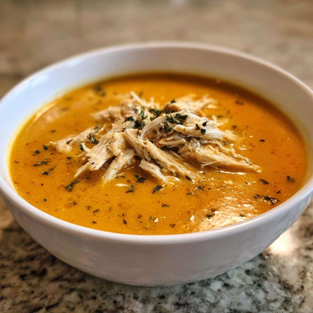 Healthy 15-Minute Butternut Chicken Bisque - detail 1