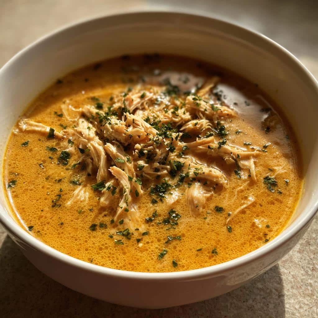 Healthy 15-Minute Butternut Chicken Bisque