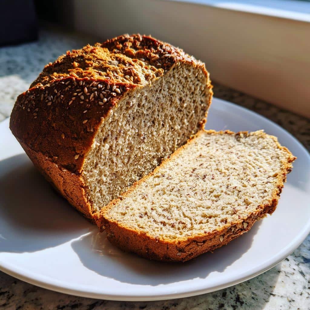 Healthy 2-Ingredient Flax Bread (Keto)