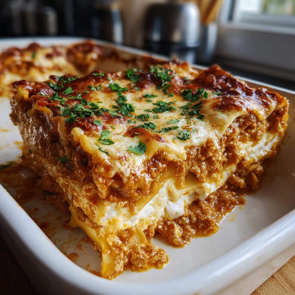 Healthy 30 Minute Lasagna - detail 1