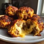 Healthy 5-Minute Garlic Parmesan Cheeseburger Bombs