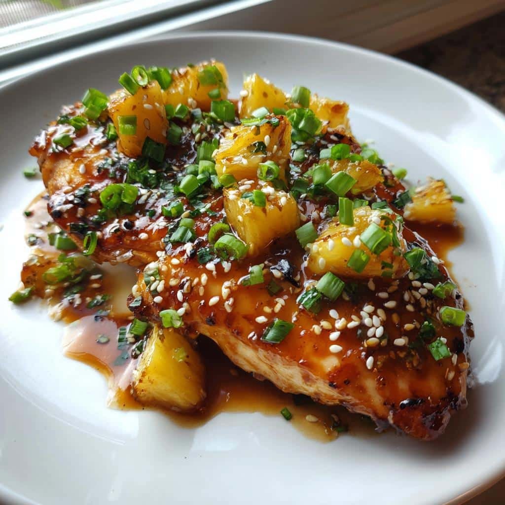 Healthy Air Fryer Pineapple Teriyaki Chicken - detail 1