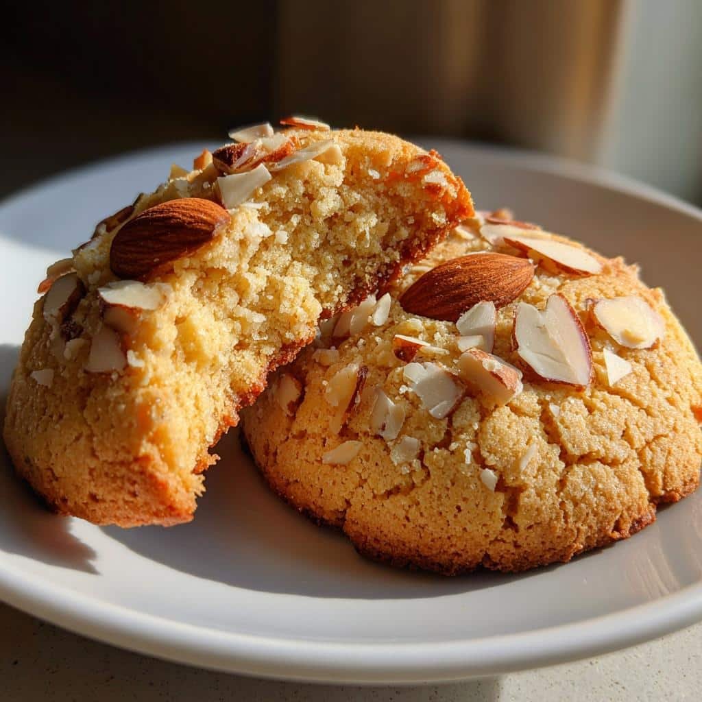 Healthy Almond Christmas Cookies