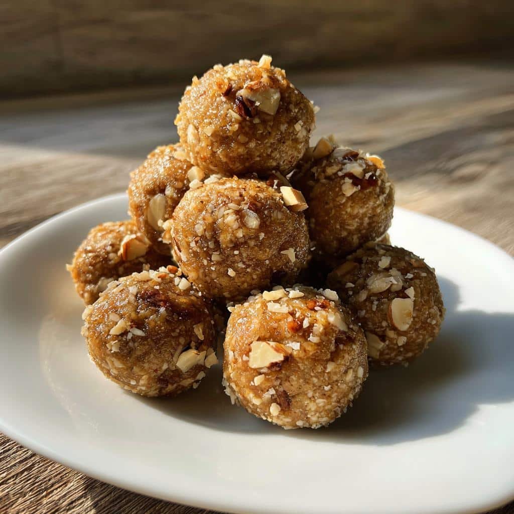 Healthy Apple Maple Walnut Energy Balls - detail 1