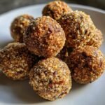 Healthy Apple Oatmeal Walnut Protein Balls