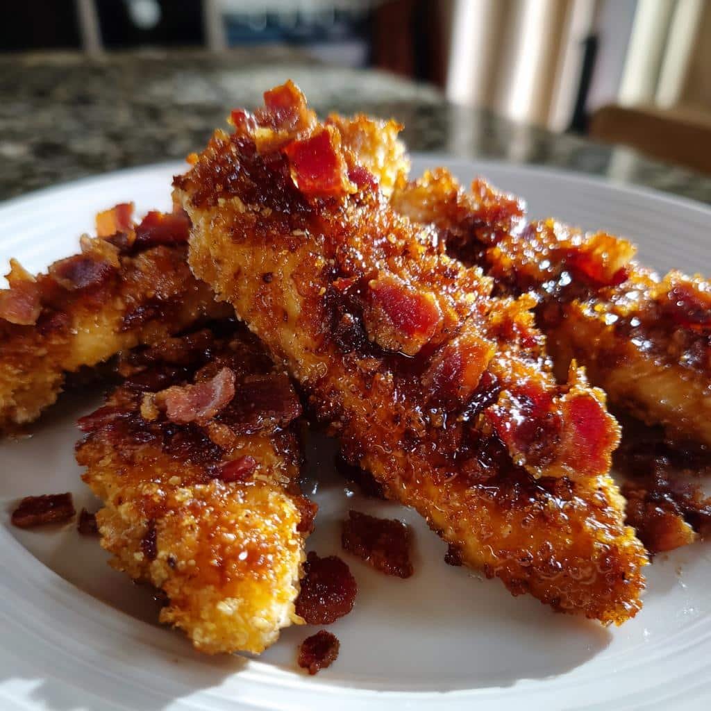 Healthy Bacon Brown Sugar Chicken Tenders - detail 1