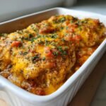 Healthy Baked Salsa Chicken Casserole