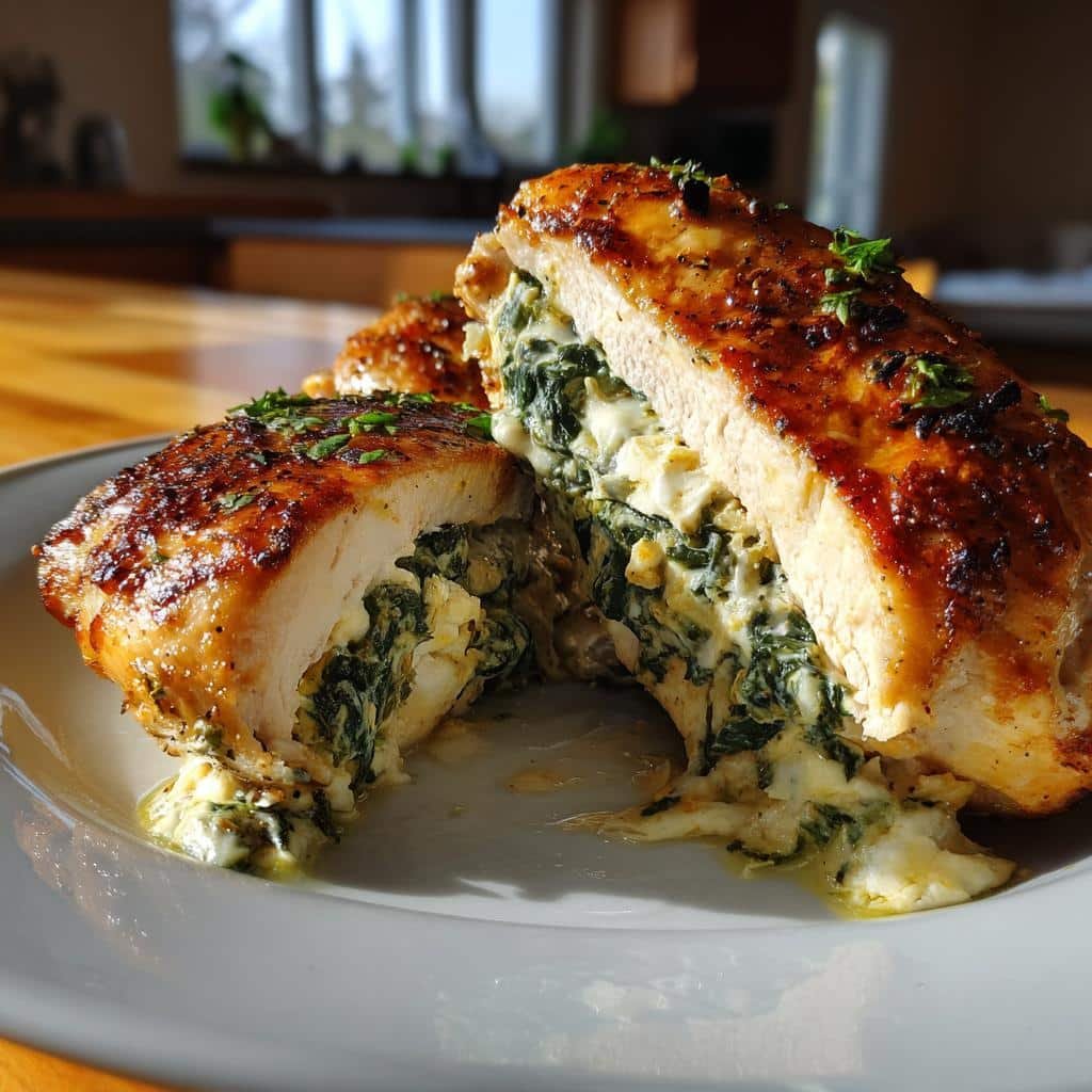 Healthy Best Spinach Stuffed Chicken Breasts - detail 1