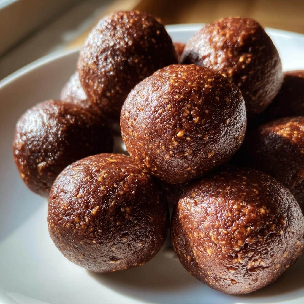 Healthy Brownie Batter Fudge Protein Balls - detail 1