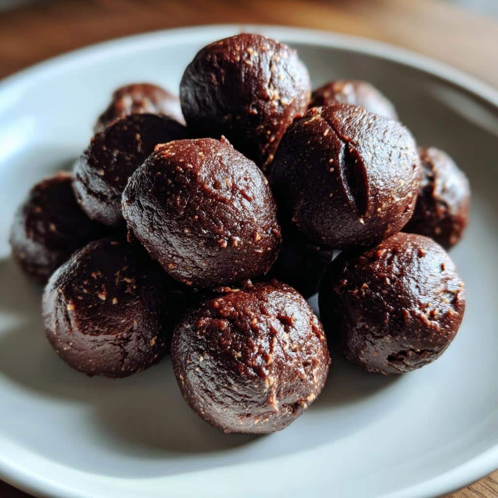 Healthy Brownie Batter Fudge Protein Balls