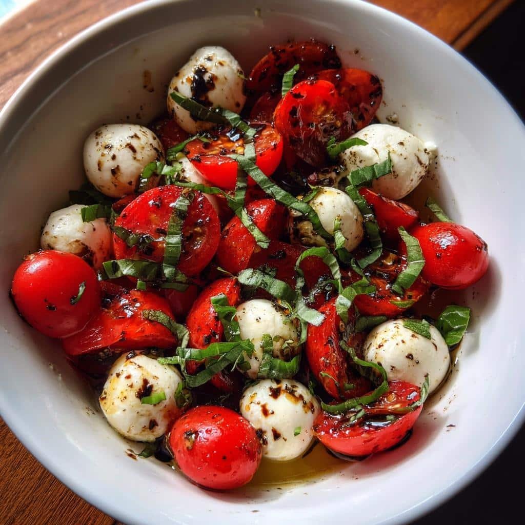 Healthy Caprese Salad Bowl
