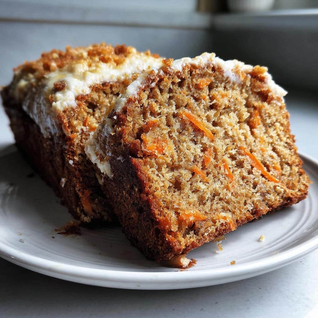 Healthy Carrot Cake Bread
