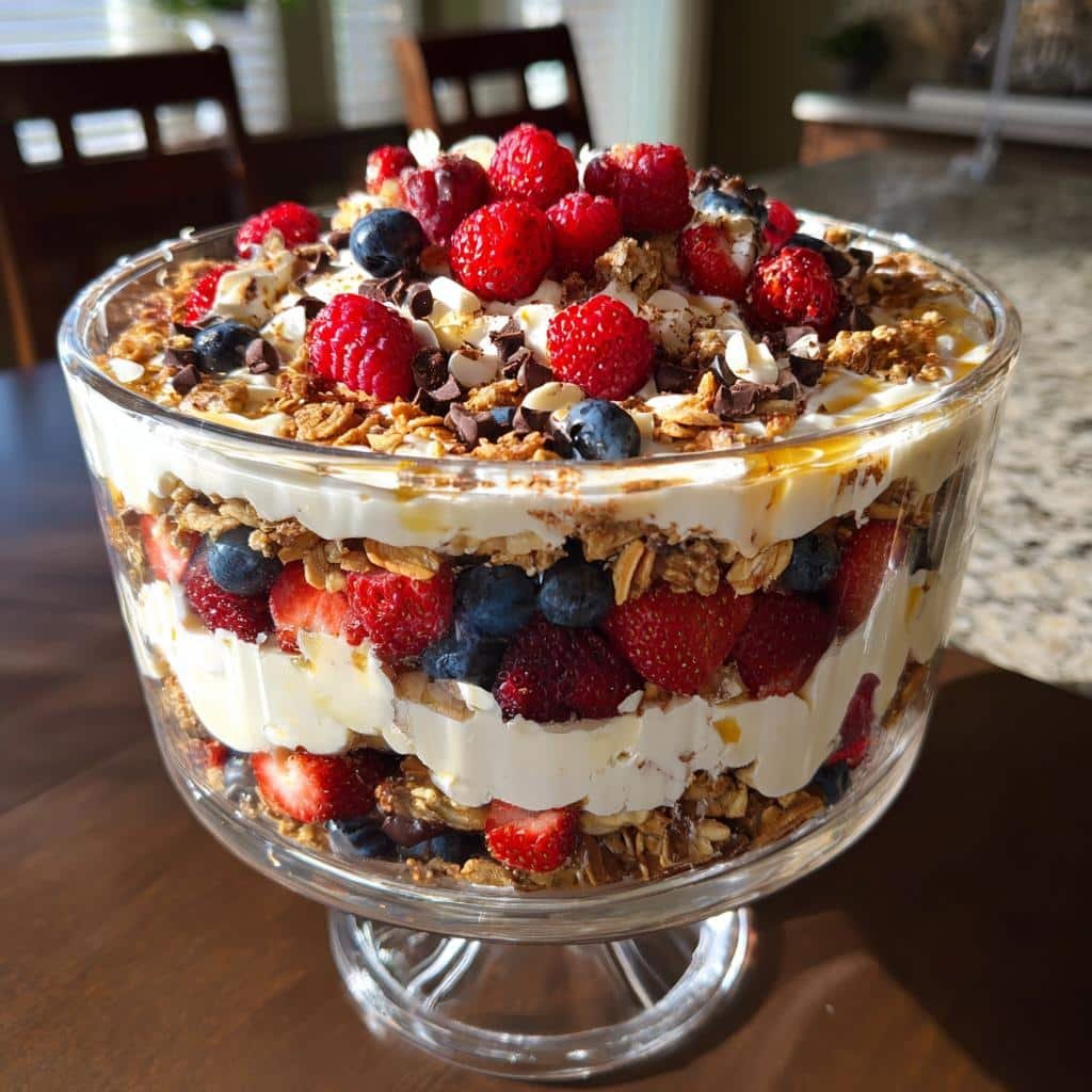 Healthy Chaos Christmas Candy Trifle - detail 1