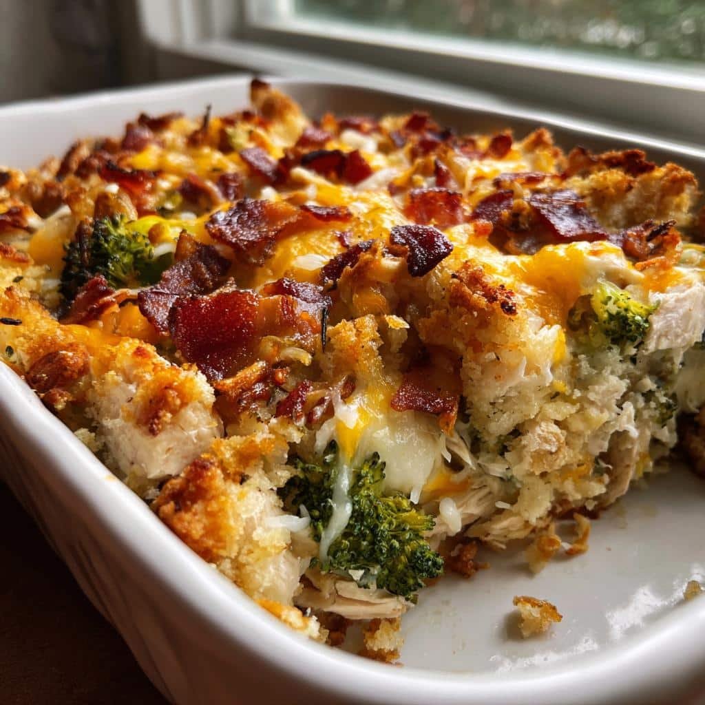 Healthy Chicken Bacon Crunch Casserole: 5-Ingredient Weeknight Savior 4 Healthy Chicken Bacon Crunch Casserole - detail 1