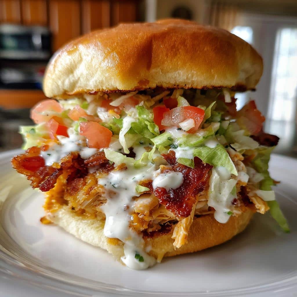 Healthy Chicken Bacon Ranch Sliders - detail 1