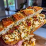 Healthy Chicken Bacon Ranch Stuffed Bread
