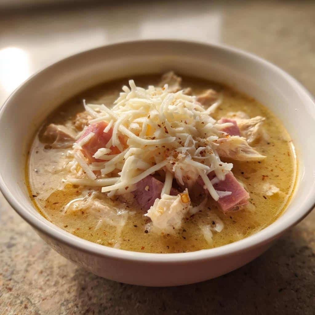 35-Minute Healthy Chicken Cordon Bleu Soup Recipe - Irresistible Comfort 4 Healthy Chicken Cordon Bleu Soup - detail 1