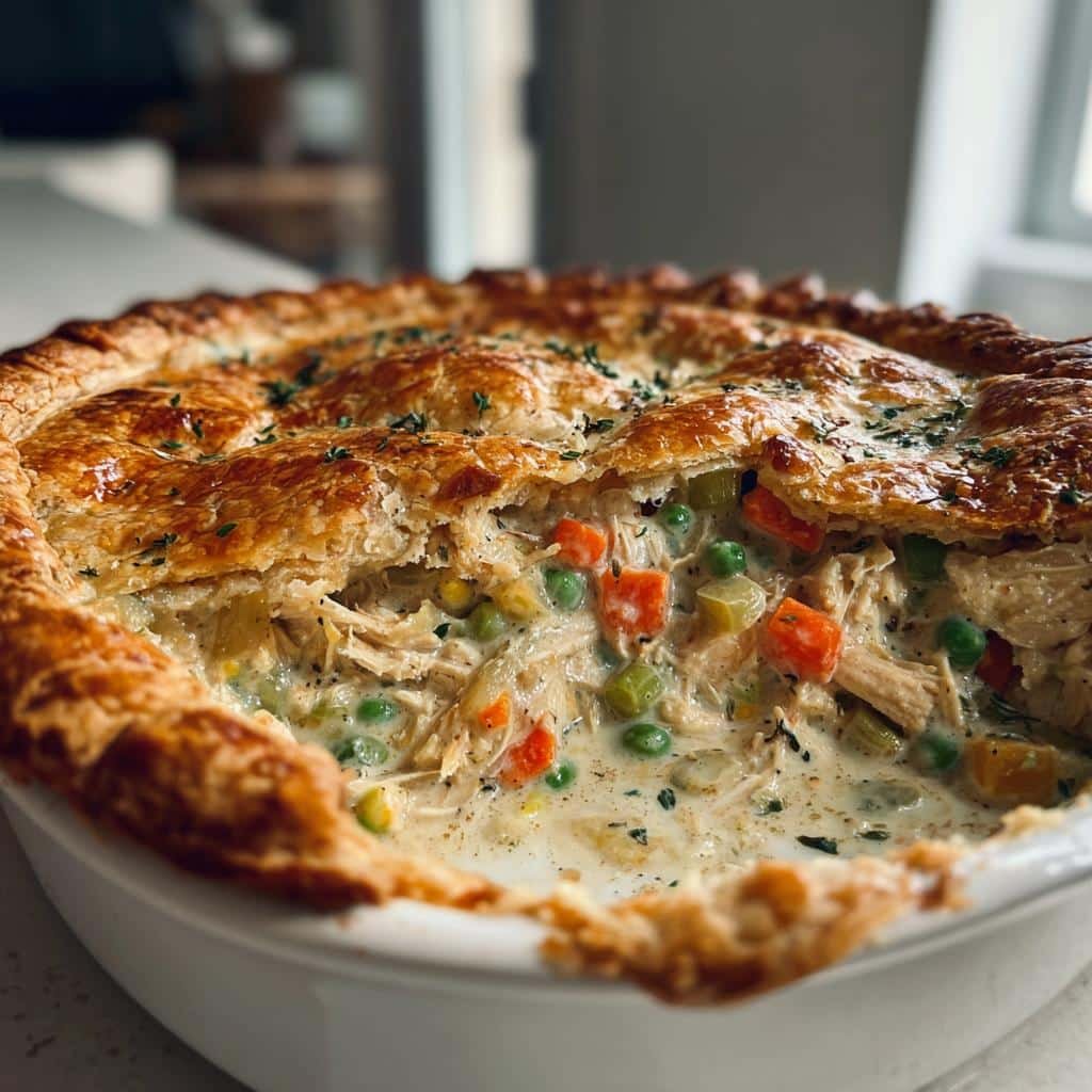 Healthy Chicken Pot Pie Casserole - detail 1