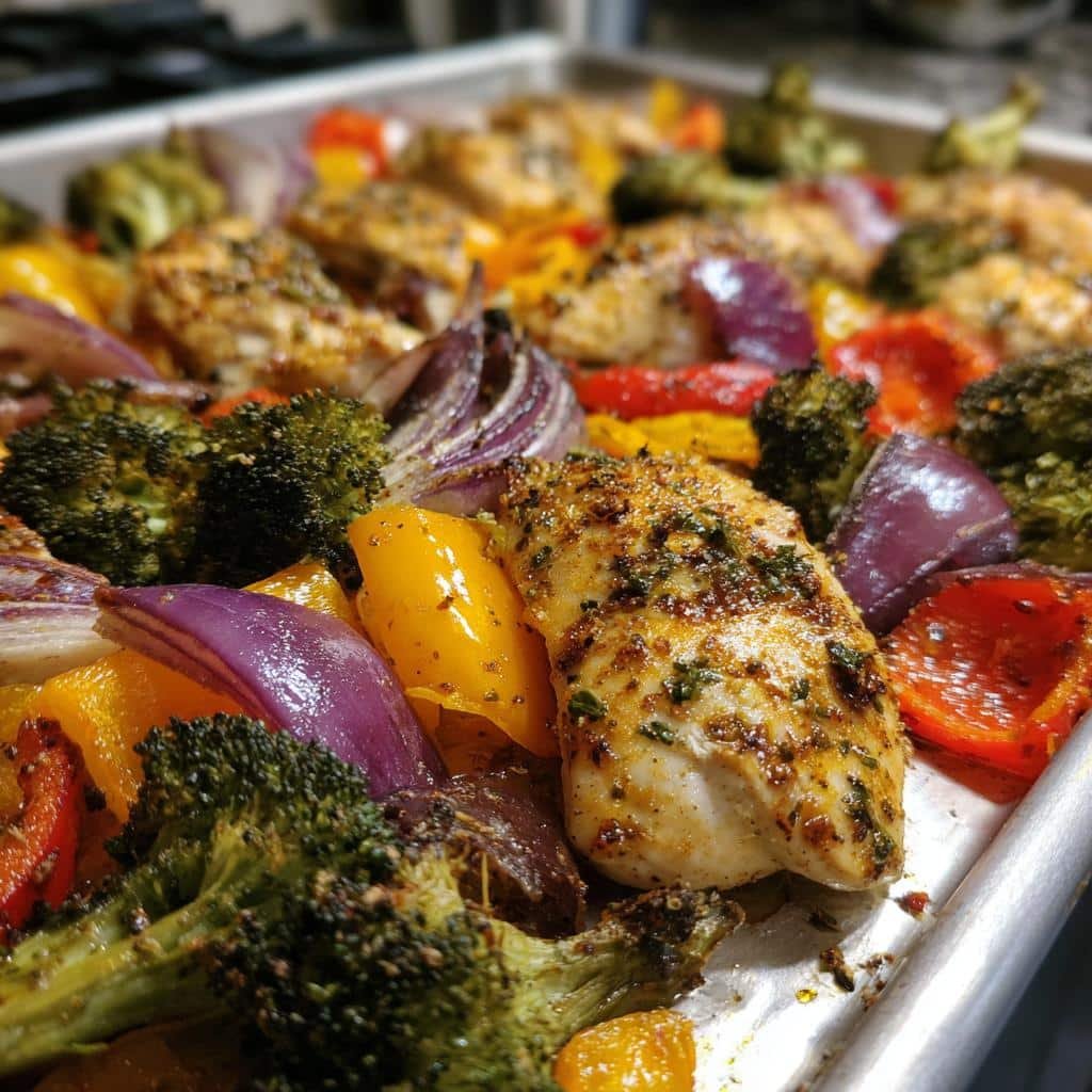 Healthy Chicken Sheet Pan Bake