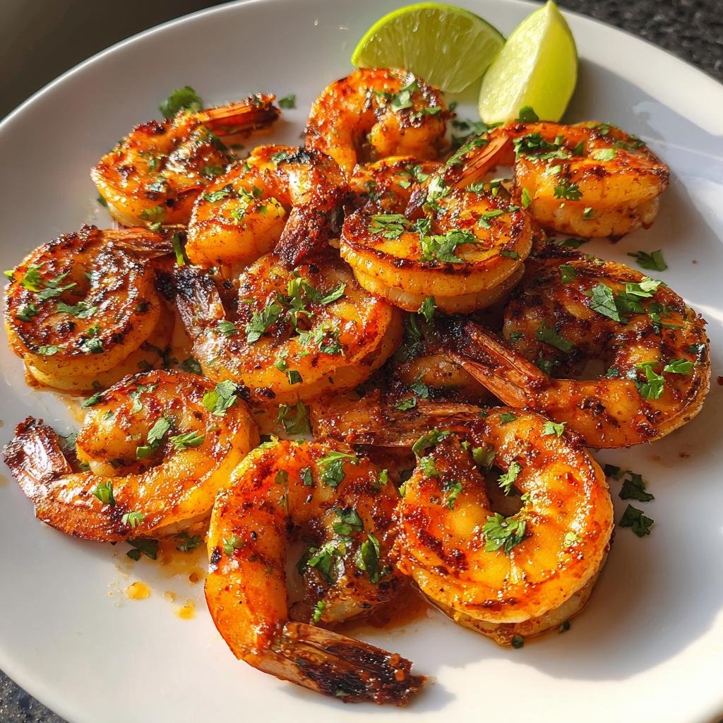 Healthy Chili Lime Grilled Shrimp