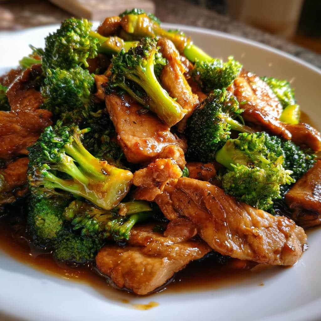 Healthy Chinese Chicken and Broccoli - detail 1