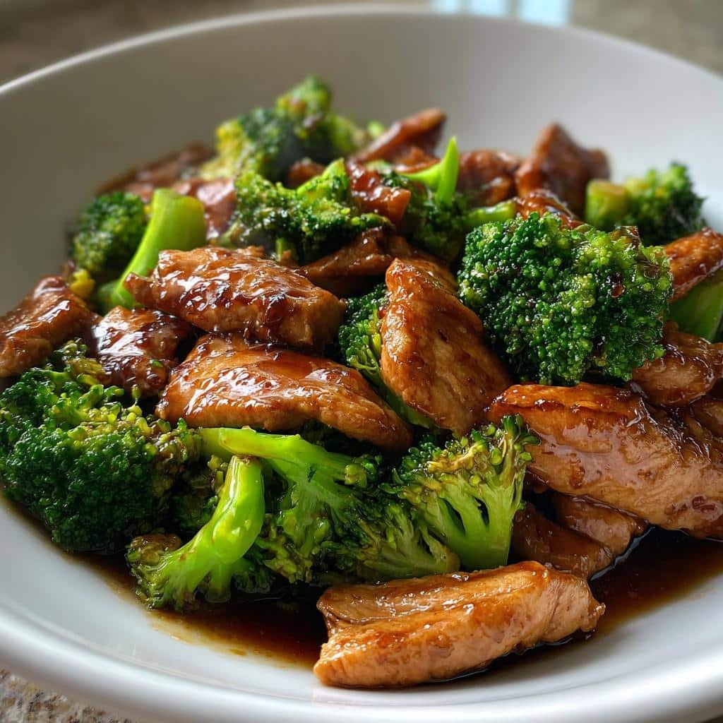 Healthy Chinese Chicken and Broccoli