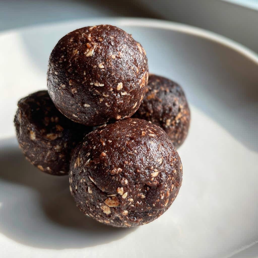 Healthy Chocolate Espresso Protein Balls