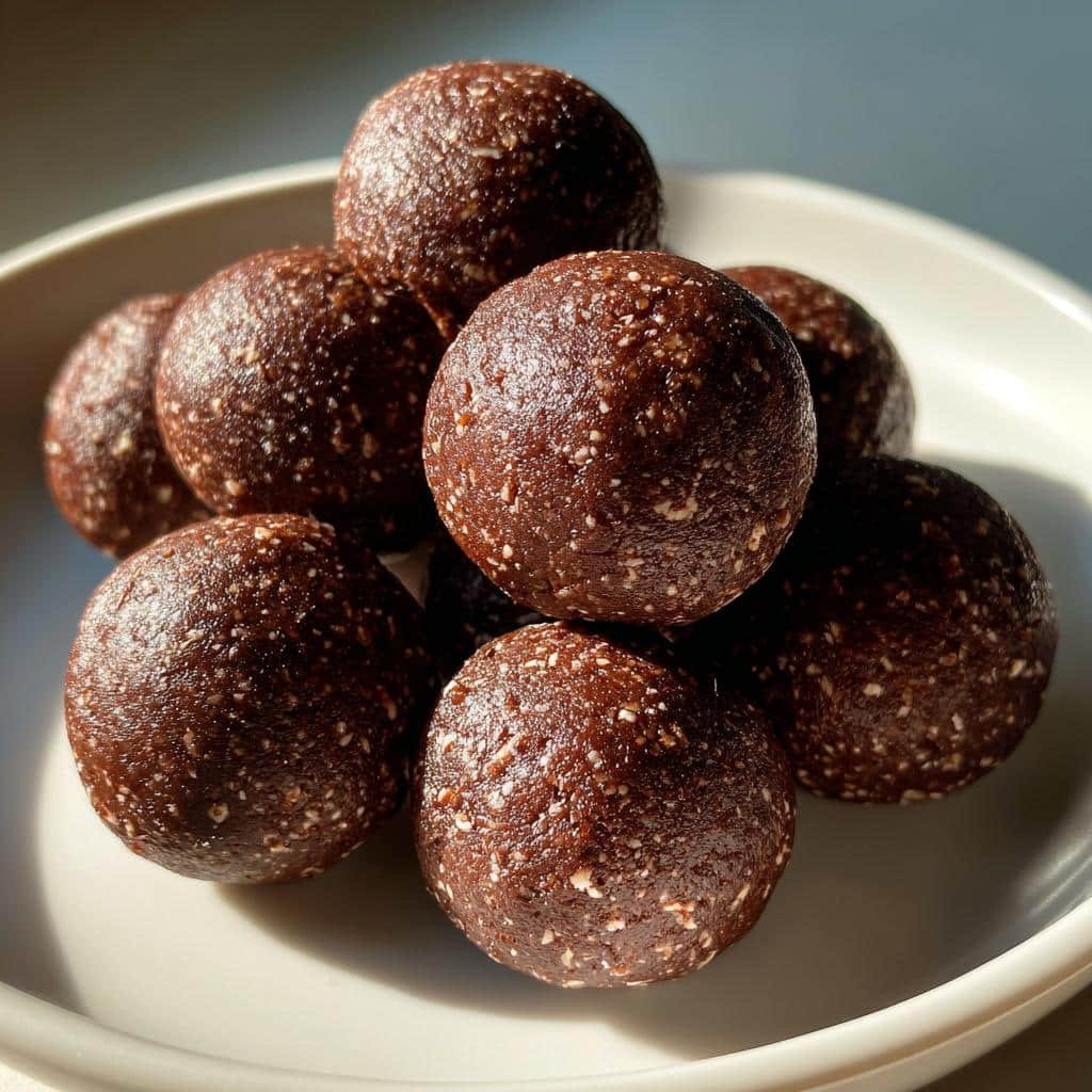 Healthy Chocolate Peppermint Patty Balls - detail 1