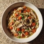Healthy Comforting Chicken & Noodles Crock Pot