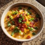 Healthy Creamy Loaded Baked Potato Soup
