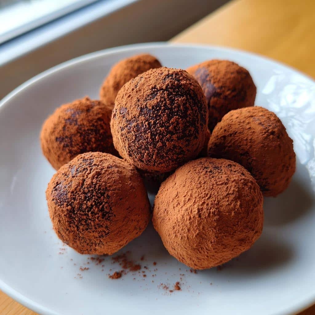 Healthy Creamy Truffle Balls - detail 1