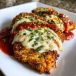 Healthy Crispy Air Fryer Chicken Parmesan