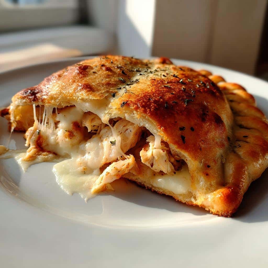 Healthy Crispy Cheesy Chicken Alfredo Air Fryer Calzones in 30 Minutes 4 Healthy Crispy Cheesy Chicken Alfredo Air Fryer Calzones - detail 1