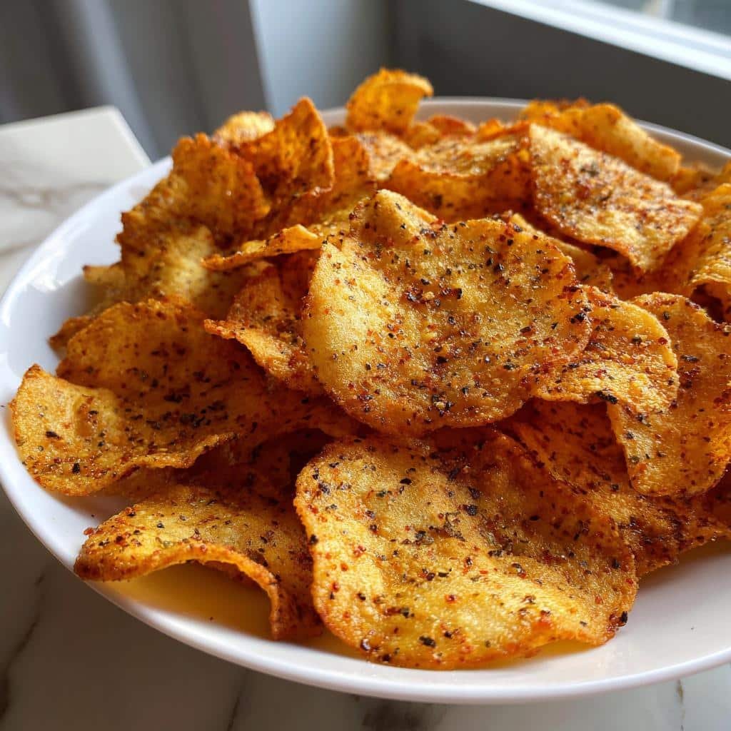 Healthy Crispy Homemade Lentil Chips - detail 1
